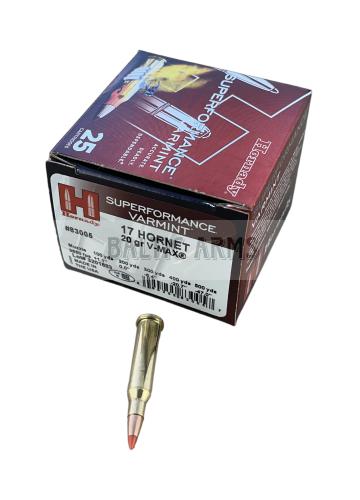 HORNADY .17 Hornet 20 gr V-MAX SPF		